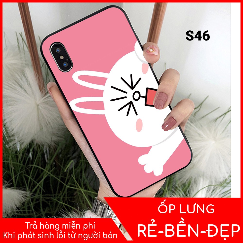 ỐP LƯNG IPHONE IN HÌNH THỎ CONY VÀ GẤU BROWN CUTE iPhone 6s6Plus7Plus8PlusXXsXrXsmax