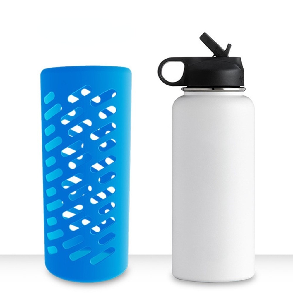 Vỏ Bọc Bình Nước Bằng Silicon Chống Trượt Cách Nhiệt Cho 32/40 Oz HydroFlask