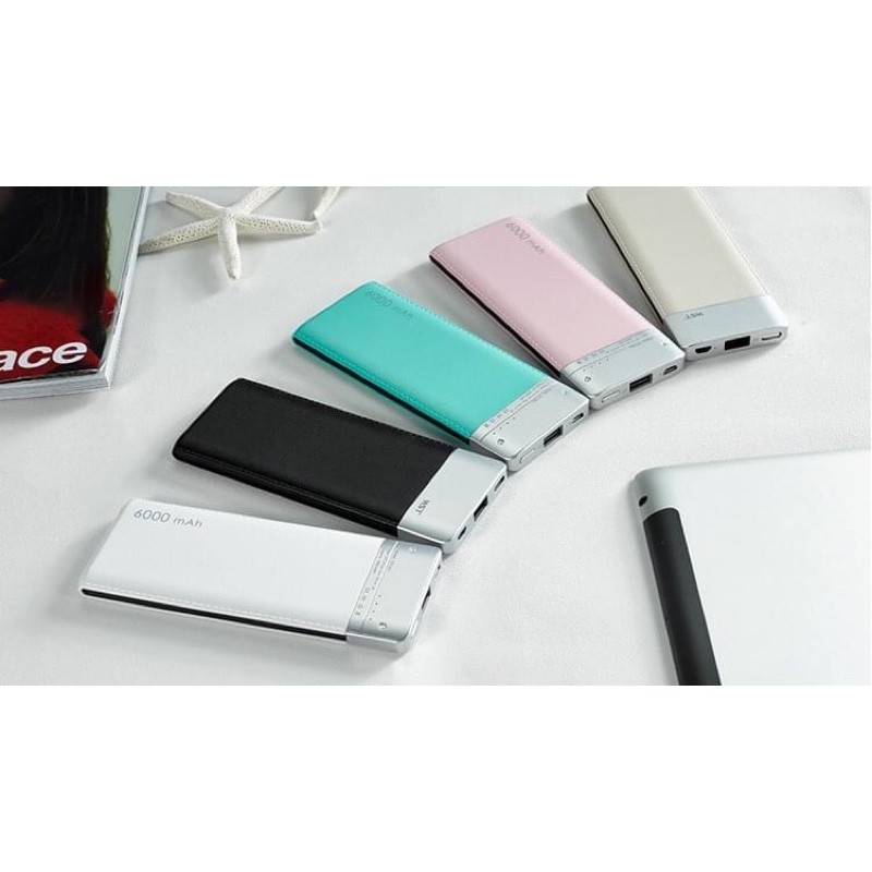 Pin sạc dự phòng cao cấp WST-DP662 6.000mAh