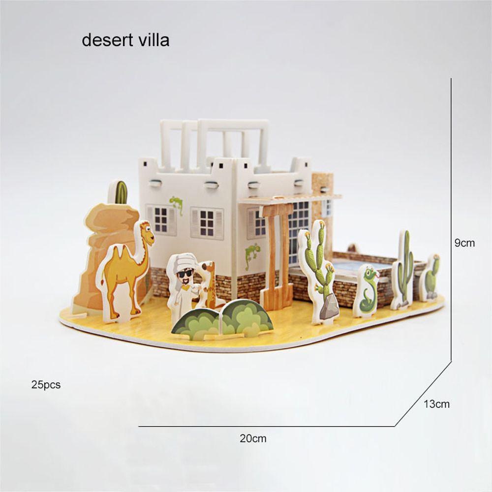 Bộ Đồ Chơi Xếp Hình 3D Họa Tiết Hoạt Hình Dành Cho Trẻ Em