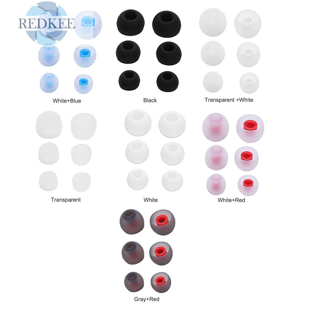6 Nút Silicone Thay Thế Cho Tai Nghe Kz Lz A4 Dz9