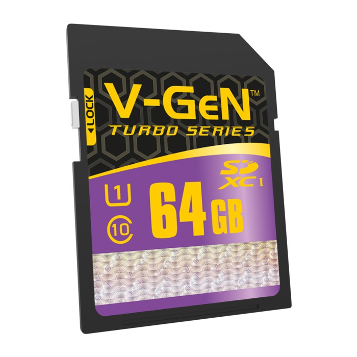 Thẻ Nhớ 64gb Turbo V-gen | Card Sdhc 64gb Camera Class 10 | BigBuy360 - bigbuy360.vn