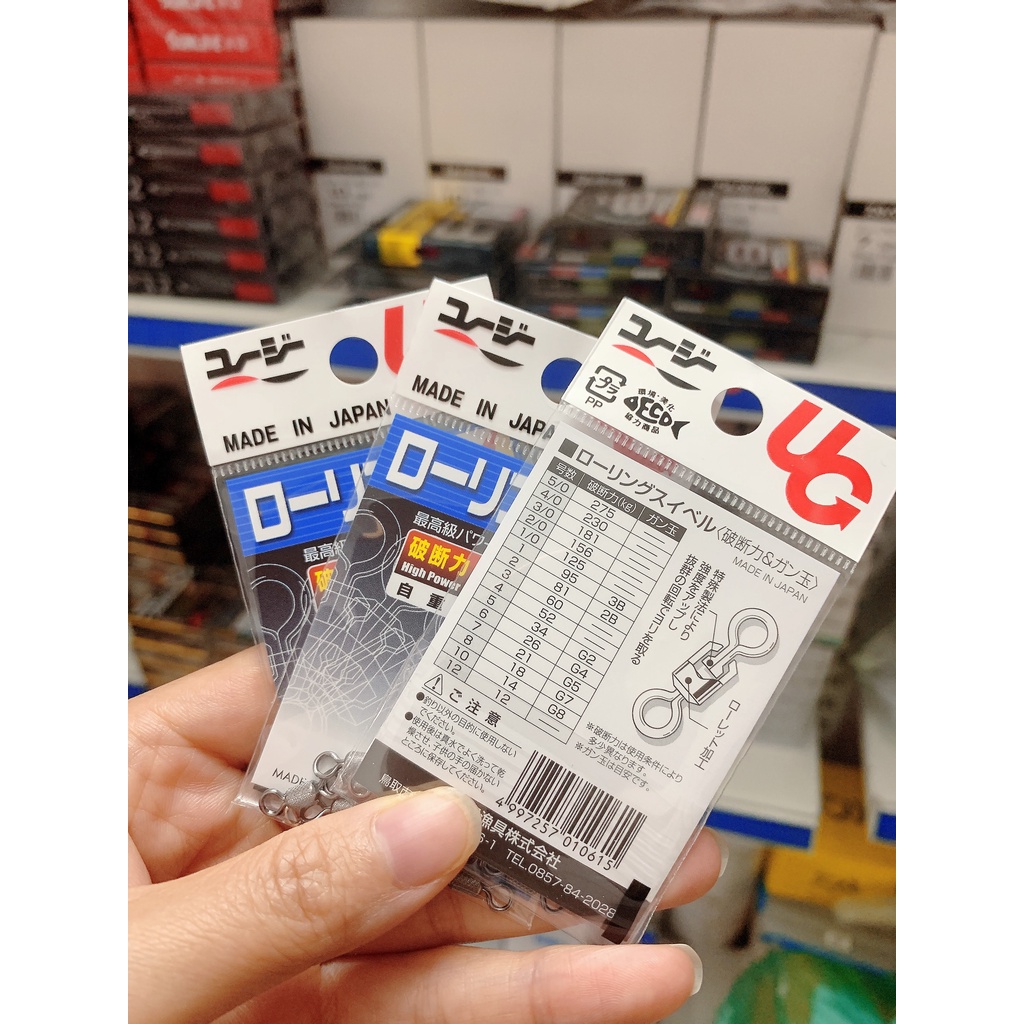 Khoá số 8, ma ní UG made in Japan