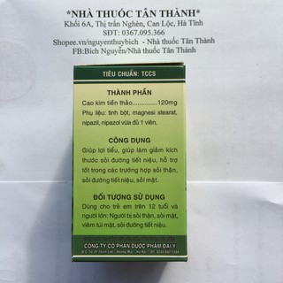 Kim tiền thảo lọ 100 viên