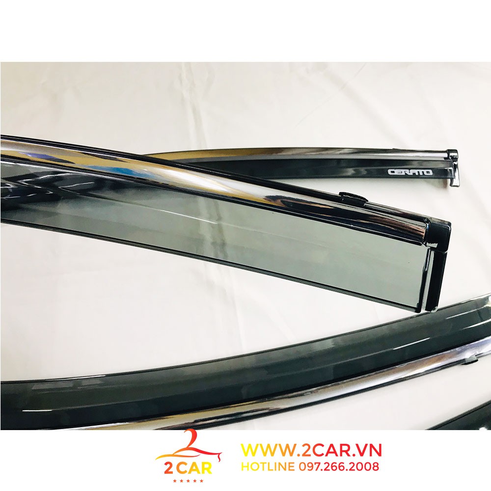 Vè che mưa xe KIA Cerato 2016 2017 2018 2019- 2020 2021 2022 chỉ mạ crom cao cấp