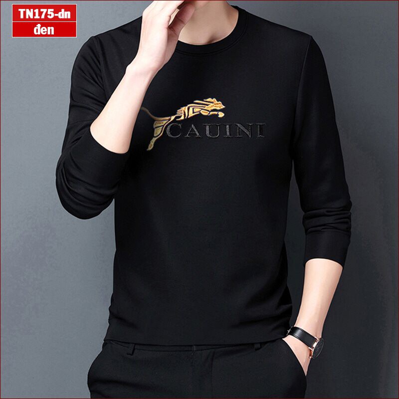 [XÃ KHO] Áo thun nam tay dài CAUINI TN175 vải sợi tre tổng hợp thân thiện với môi trường | BigBuy360 - bigbuy360.vn