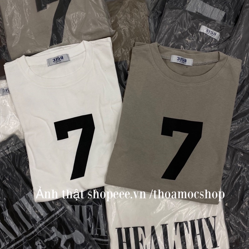 Áo thun số 7 - thun 3158