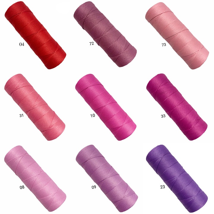 Sợi Dệt Trơn 2mm Móc Giỏ Xách, Móc Nón