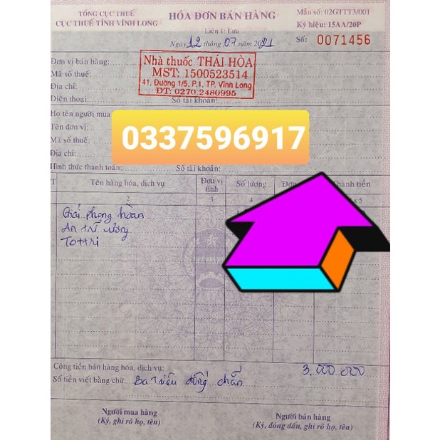 COMBO 10 GÓI GIẢI PHONG HOÀN - HỔ TRỢ THANH NHIỆT - GIẢI ĐỘC - NGỪA TÁO BÓN
