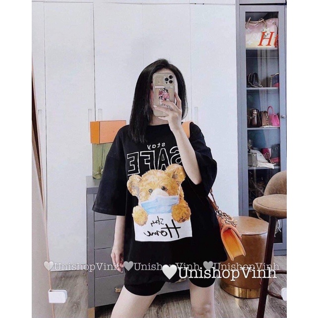 Áo phông 5D gấu SAFE HT11