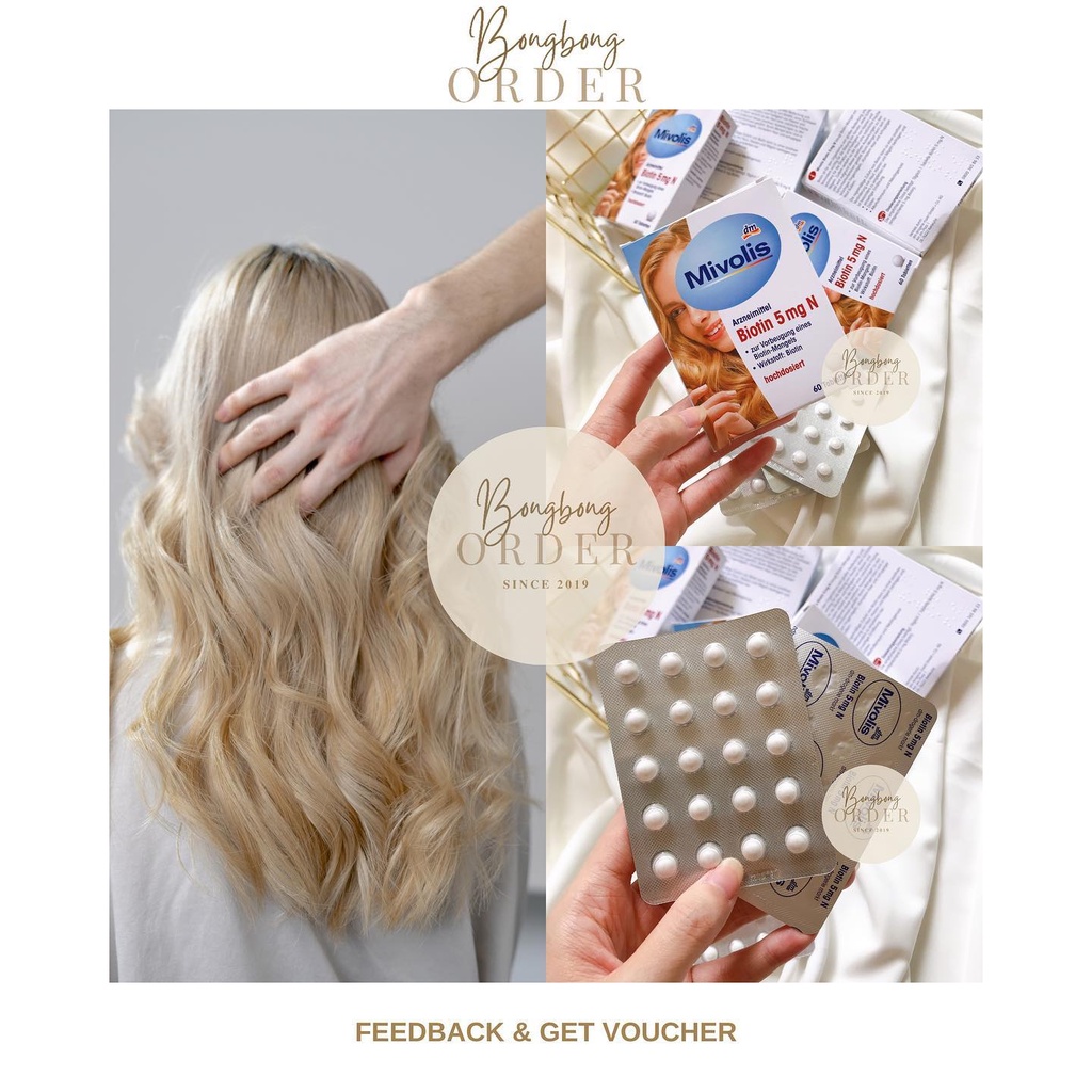 Viên Biotin Mọc Tóc Mivolis