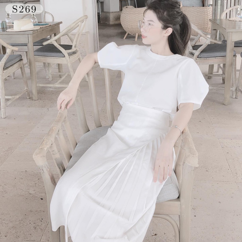Set váy xếp ly cách điệu Juliette S269 | BigBuy360 - bigbuy360.vn