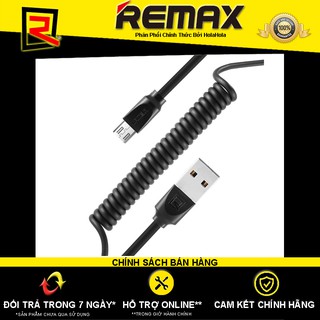 Cáp sạc lò xo remax rc-117m cổng microusb