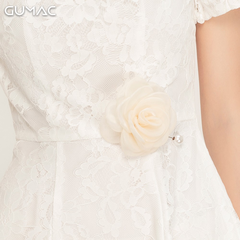 Đầm ren cổ xếp nếp DA915 GUMAC | BigBuy360 - bigbuy360.vn