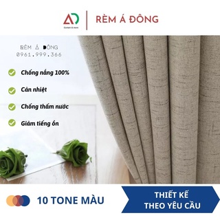 Rèm vải tráng cao su non, chống nắng 100%, chống nước tránh ẩm mốc