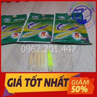 [ XẢ HÀNG ] Phao Đèn Câu Đêm Gói 5 Đèn