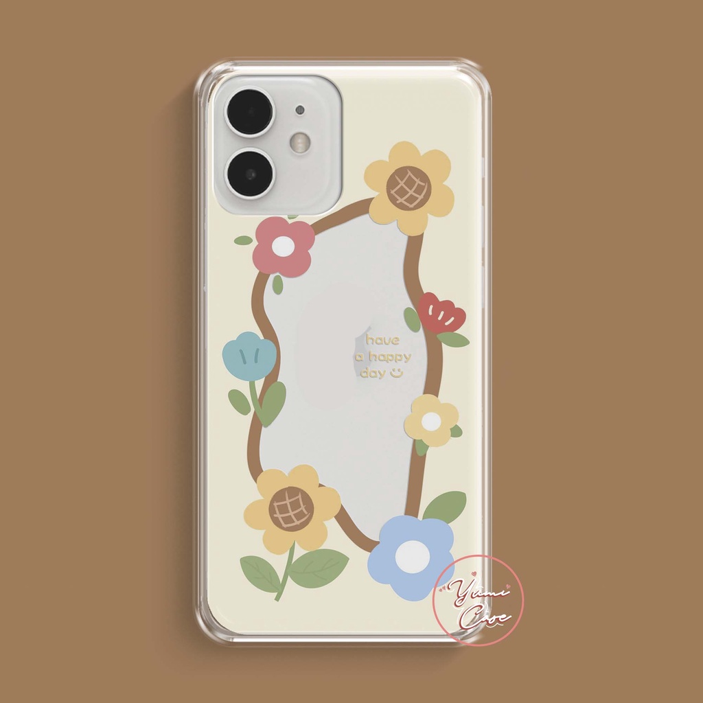 Ốp lưng điện thoại cho tất cả dòng điện thoại KHUNG VIỀN HOA 13-14 Yumi Case