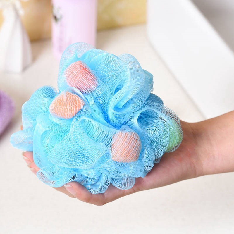 (Hàng Mới Về) Bông Tắm Tạo Bọt Tẩy Tế Bào Chết Cỡ Lớn Tiện Dụng