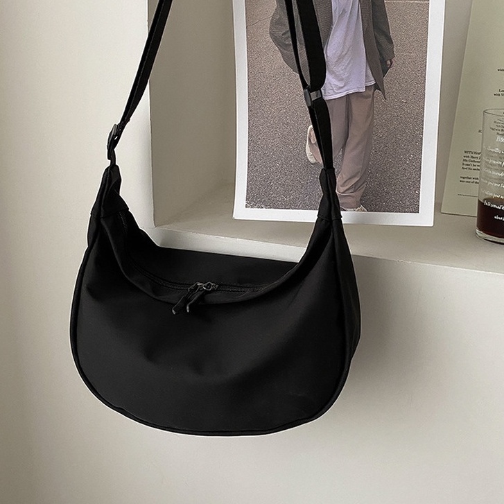 Túi Đeo Chéo nylon Túi bánh bao của phụ nữ đơn giản Thời Trang Hàn Quốc Học Sinh Sinh Viên Đi Học , Đi Chơi TTF119