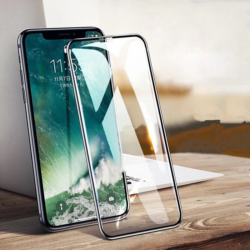 Kính cường lực 10D trơn mịn dán màn hình điện thoại cho Apple