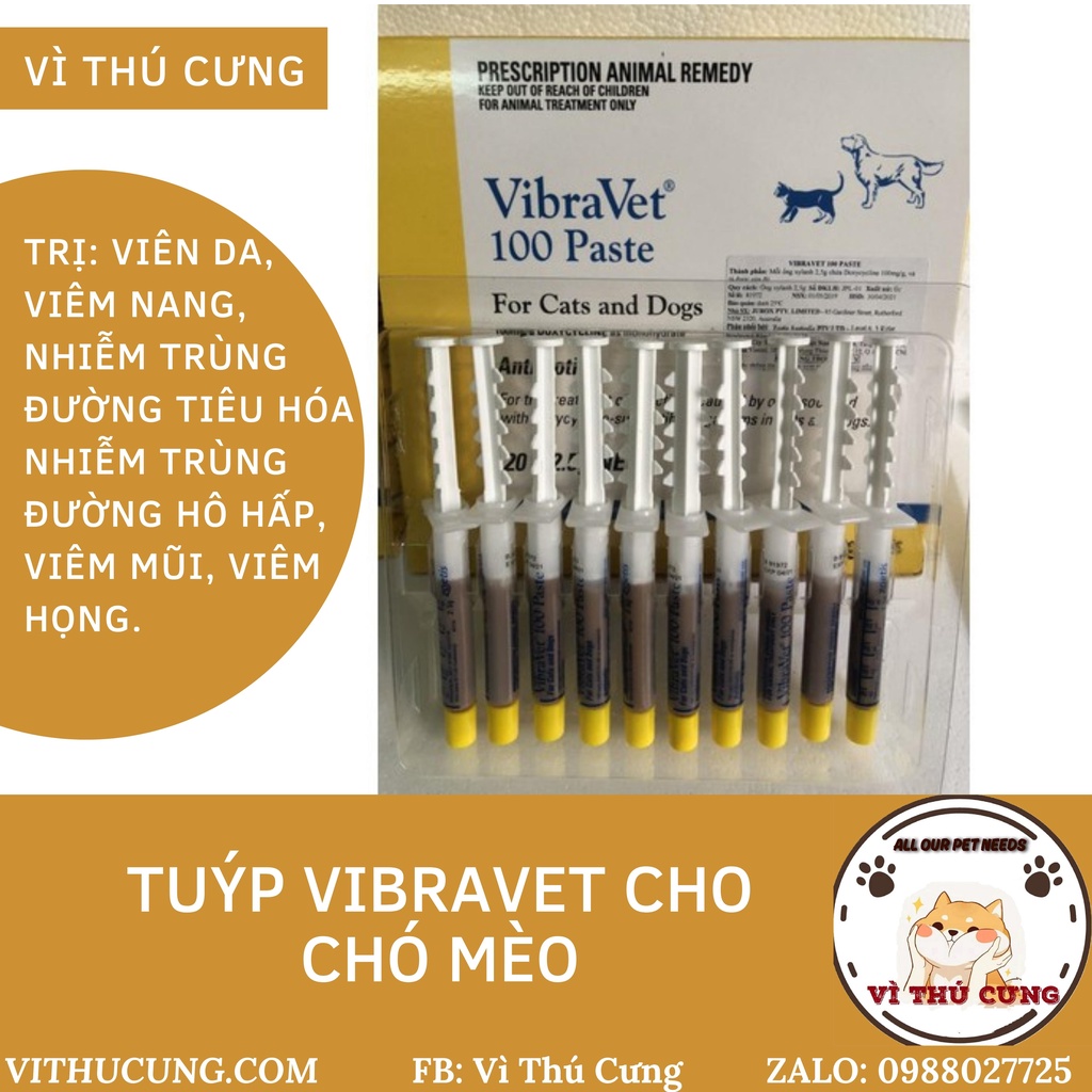 Gel dinh dưỡng cho chó mèo vibravet