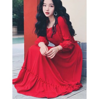 Đầm maxi boho qc