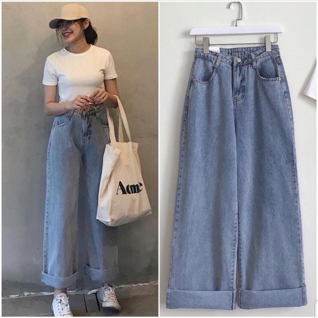 QUẦN BAGGY JEAN NỮ CAO CẤP HADI.VN HOT KINH ĐIỂN-KCS12309