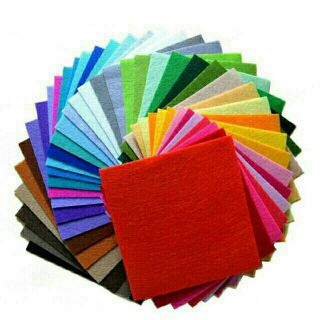 Vải dạ nỉ 30*30cm làm thủ công và handmade (chọn màu)