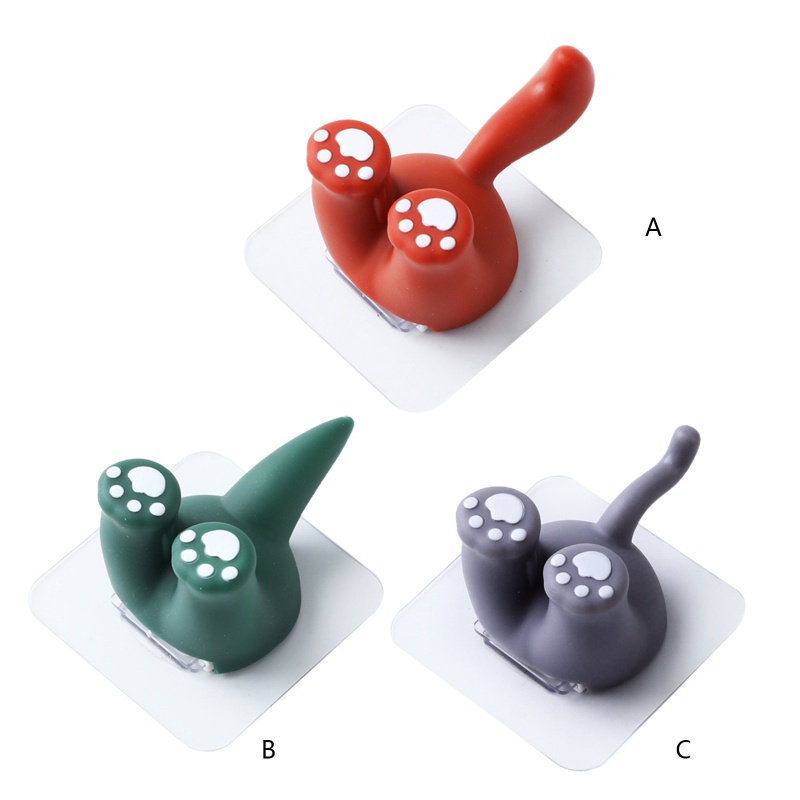 Móc Treo Bàn Chải Đánh Răng Gắn Tường Đa Năng 3 Màu Tùy Chọn