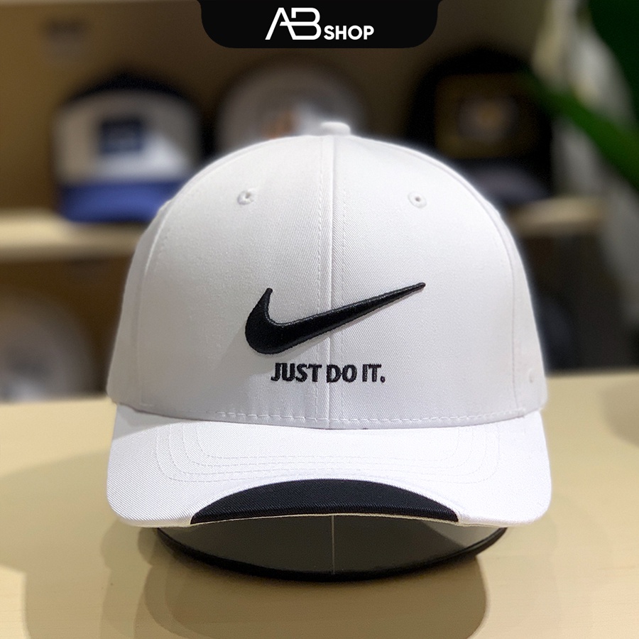 Mũ Lưỡi Trai Nike Cao Cấp Nón Kết Unisex Thời Trang Màu Đen Trắng AB-30183