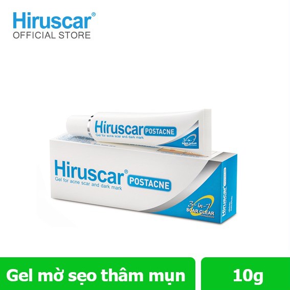 ✔️️️️Gel Chăm Sóc Mụn Thâm,Sẹo Mụn 10g Và Sữa Rửa Mặt Ngừa Mụn 100ml Hiruscar