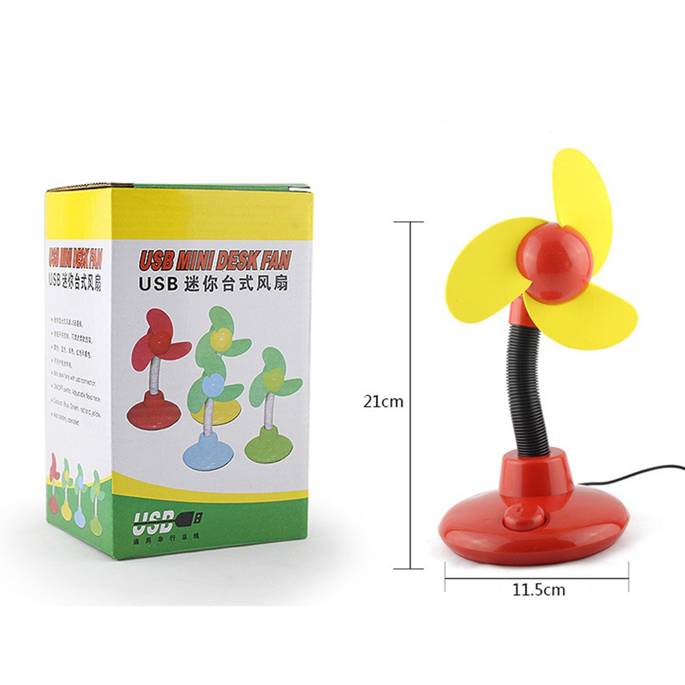 Quạt Mát Để Bàn 3 Cánh G3 CDS1592 - Cổng USB