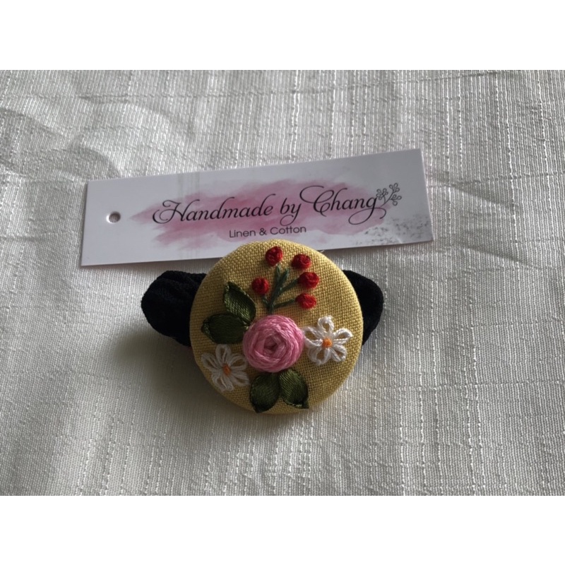 Dây cột tóc thêu tay handmade