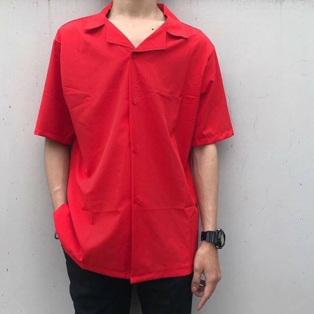 sơ mi cổ vest