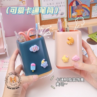 Hộp bút siêu cute, gắn icon 3D xịn xò
