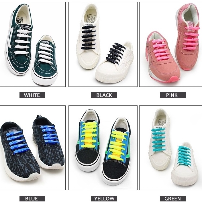 14 dây giày thông minh thế hệ 2, dây giày đàn hồi 2 nút cài điều chỉnh được size