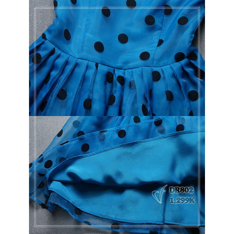 DR0802 Đầm xòe nữ hè ngắn tay hàng nhập 1290k sale 690k