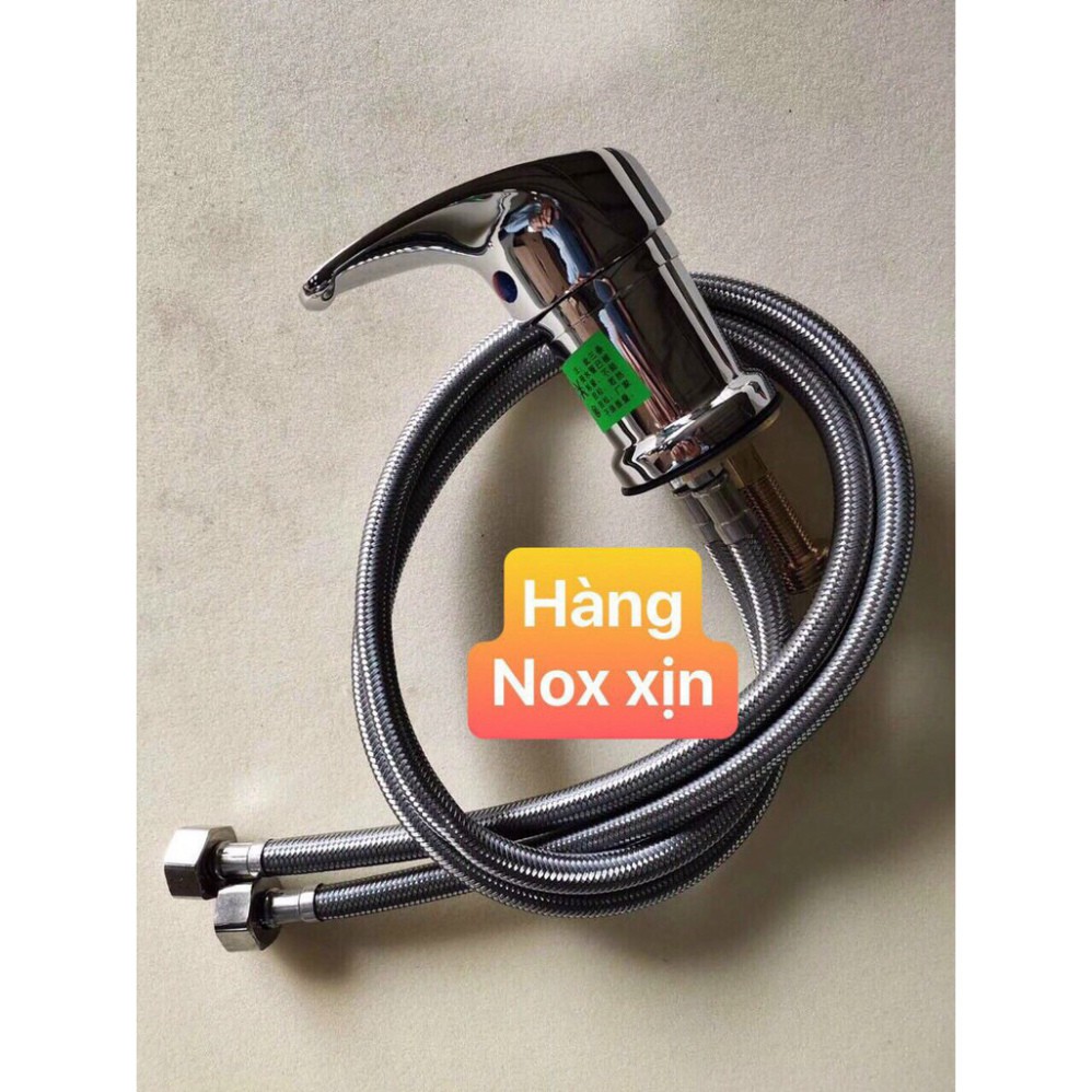 Vòi gật gù inox sịn nóng lạnh cho giường gội bồn gội bàn gội