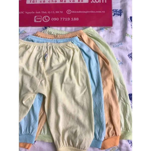 Quần dài màu Sơ Sinh ống bo Bossini Cho Bé Từ 3-19kg