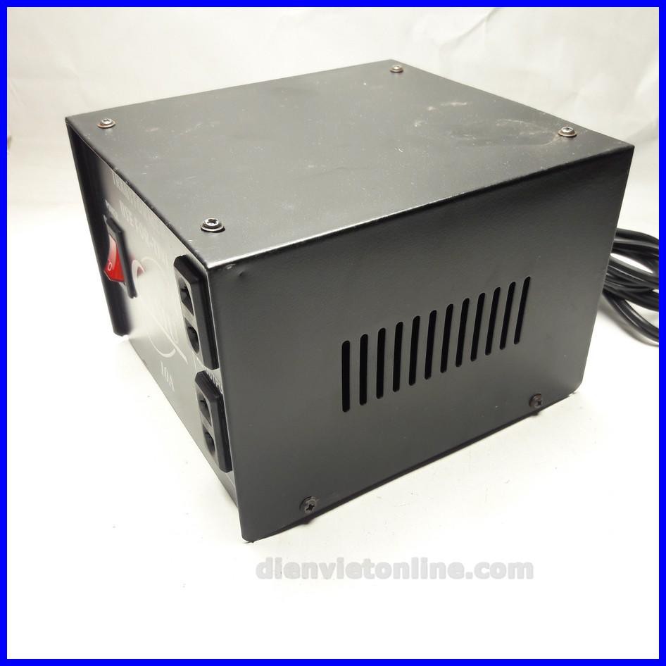 Biến áp chuyển điện 220V sang 110V 500W dây đồng cao cấp AMU (vuông đen) đủ công suất