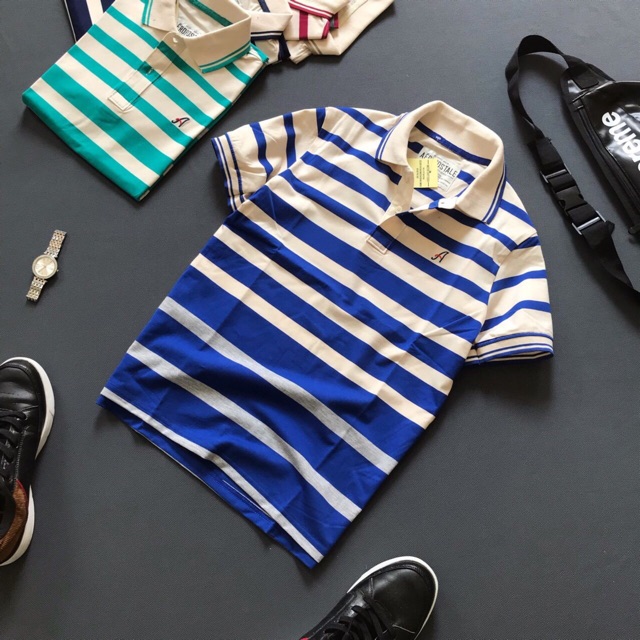 Áo thun sọc nam cổ bẻ DBP057 | BigBuy360 - bigbuy360.vn