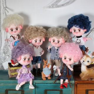Dream Fairy 1/12 BJD No.2 DODO Pigies Doll with hair 14cm mini doll 26 joint body Cute children gift toy ob11