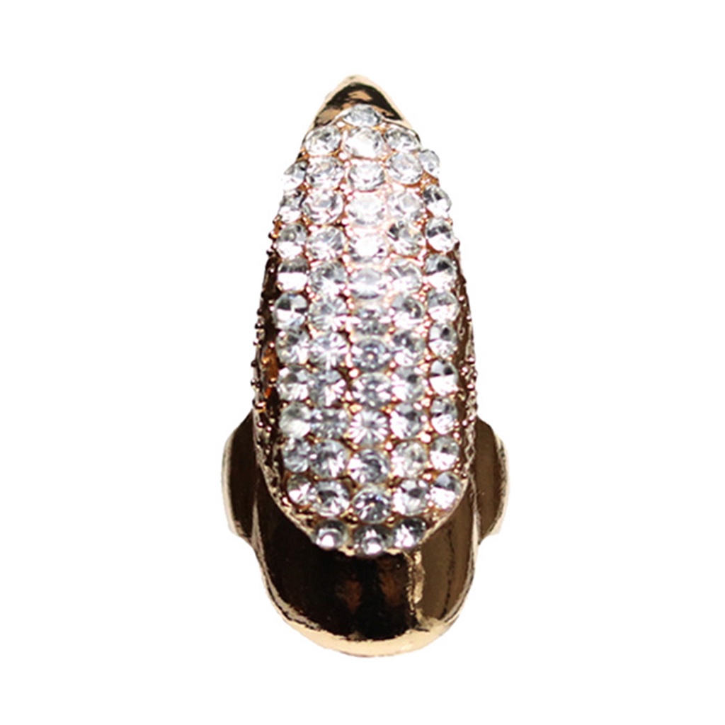 Nhẫn Hợp Kim Đính Đá Hình Móng Vuốt Chim Đại Bàng Độc Đáo Cá Tính