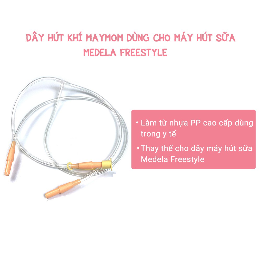 🌺🌺Dây Hút Khí Máy Hút Sữa Medela Freestyle Thương Hiệu Maymom 🌺Hàng Chính Hãng, Mới 100% 🌺Kiểm Định bởi SGS/Intertek