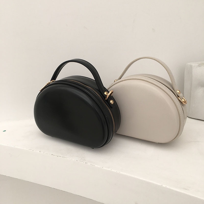 Túi xách IELGY màu trơn hình vỏ sò đa năng cho nữ