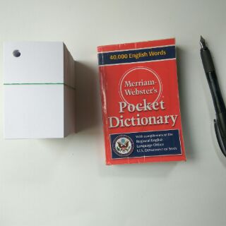 Combo 11 tập flashcard 200 tờ đã dập lỗ