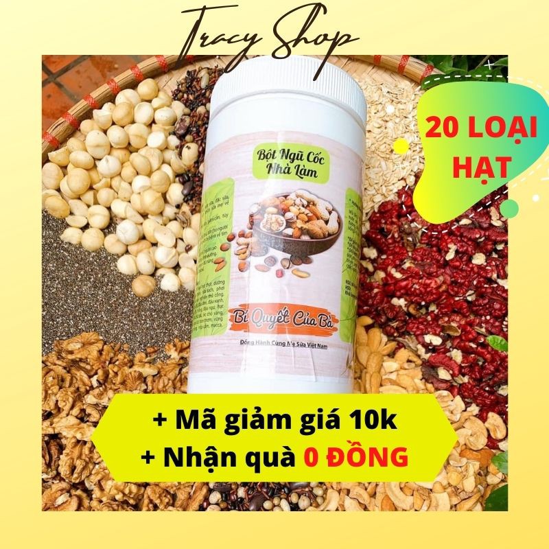 Ngũ Cốc Dinh Dưỡng 20 Loại Hạt  💥Cao Cấp💥  Ngũ Cốc Giảm Cân/ Tăng Cân/ Lợi Sữa - Handmade Granola Shop