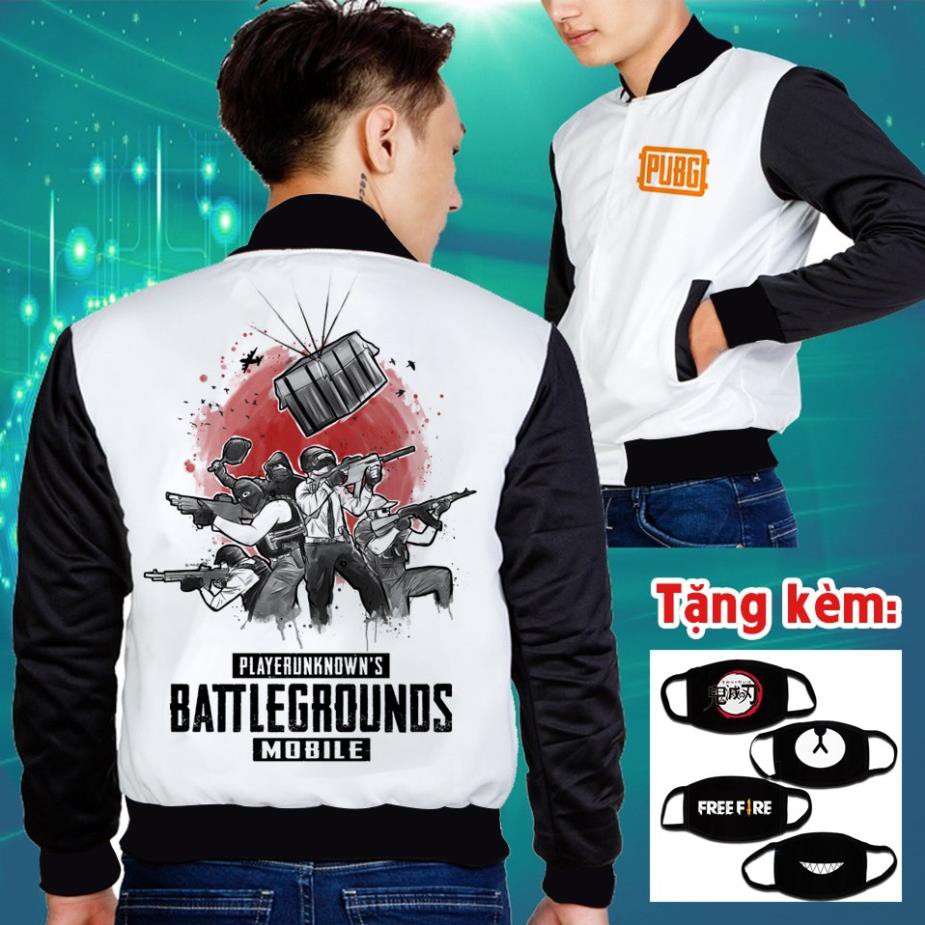 🔥BÁN CHẠY🔥 [SIÊU RẺ] ÁO KHOÁC PUBG cực đẹp tặng kèm bịt mặt PUBG cực ngầu