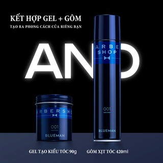 Combo Sáp Vuốt Tóc + Keo Xịt Giữ Nếp Tóc Nam BLUEMAN