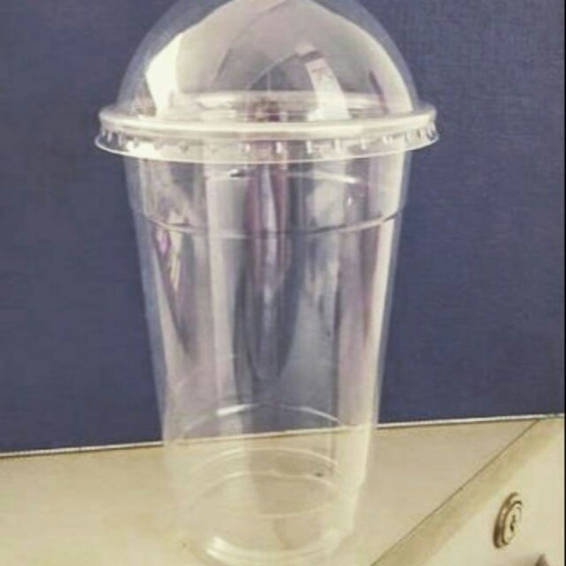 Ly pet nắp cầu 500 ml (50 ly + 50  nắp)